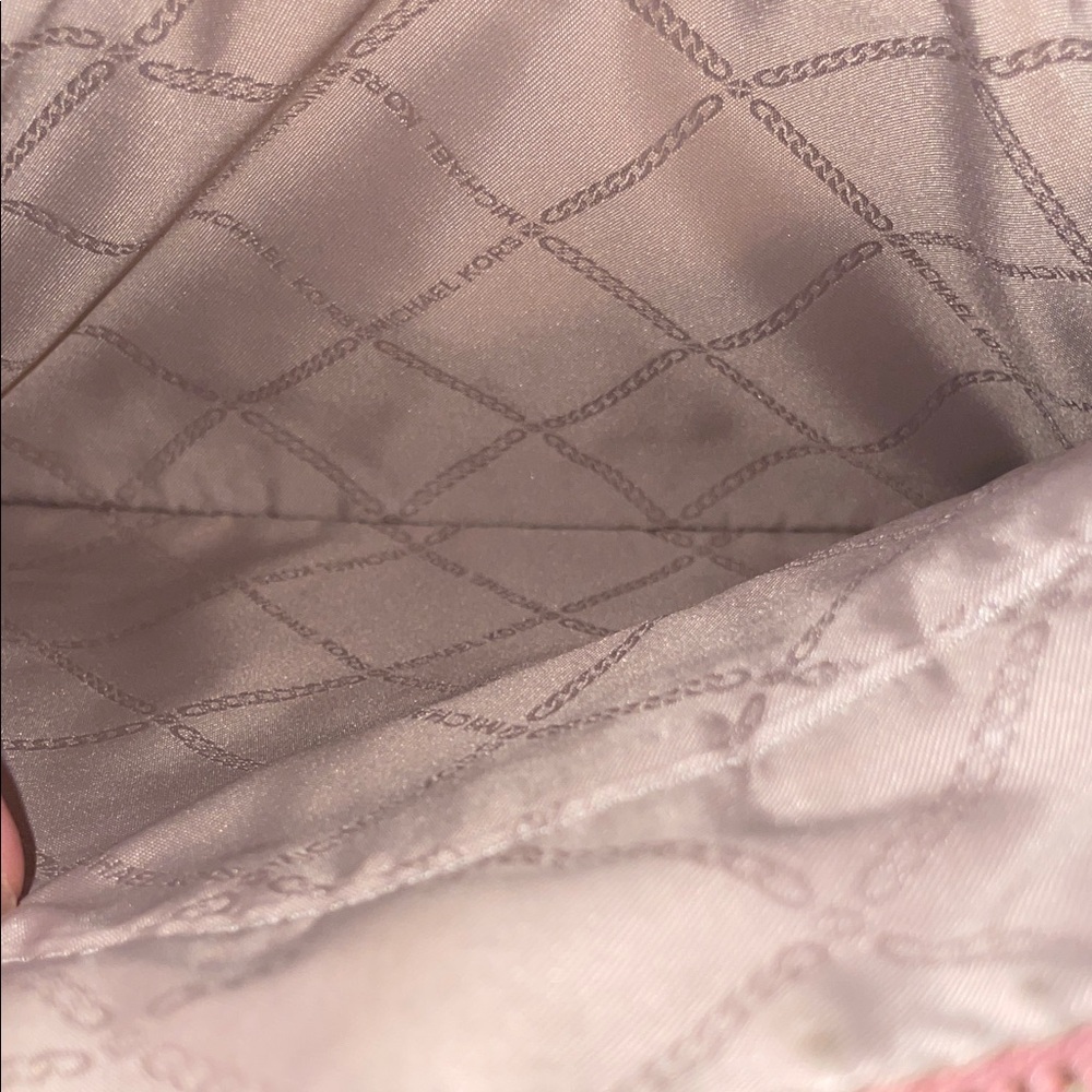 Michael Kors Coral Pink Tote Bag - Picture 7 of 15